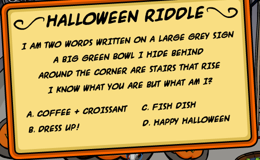 Printable Halloween Riddles